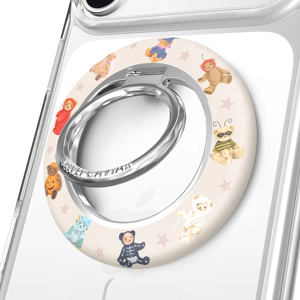 Teddy Scare Glitter MagSafe Grip Ring | Velvet Caviar