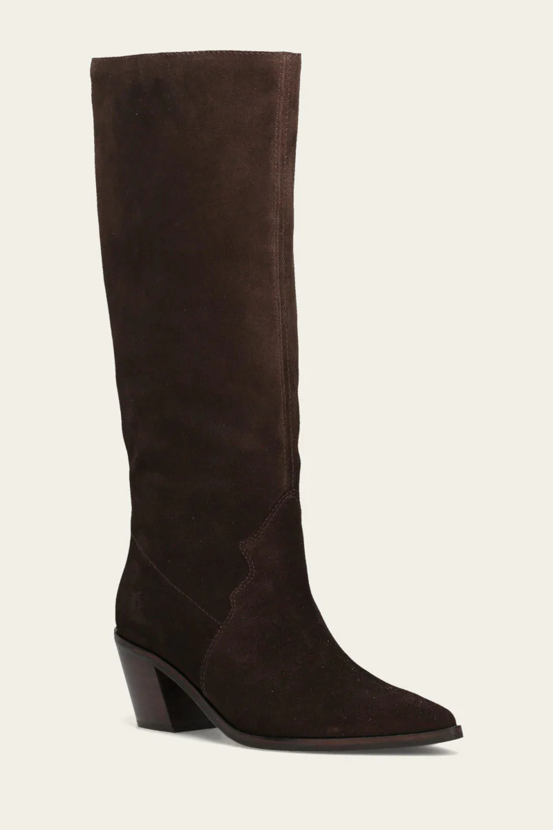 Women's Dark Brown Sara Slouchy Boot | The Frye Company | FRYE