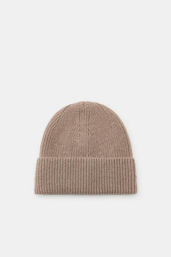 RIBBED TURN-UP BEANIE | Zara UK