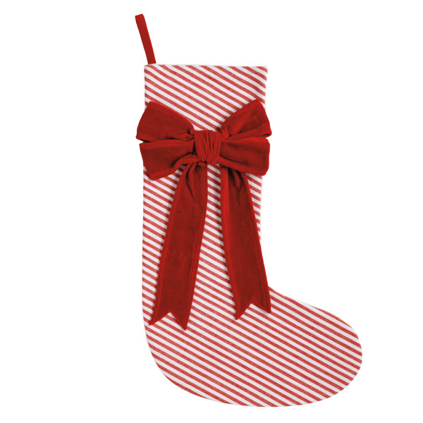Red Bow Stocking | Mud Pie