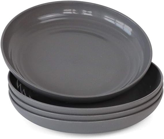 NAWOVAO Wheat Straw Plates 4 Pack 7.8" Unbreakable Dessert Plates, Dishwasher and Microwave Safe ... | Amazon (US)