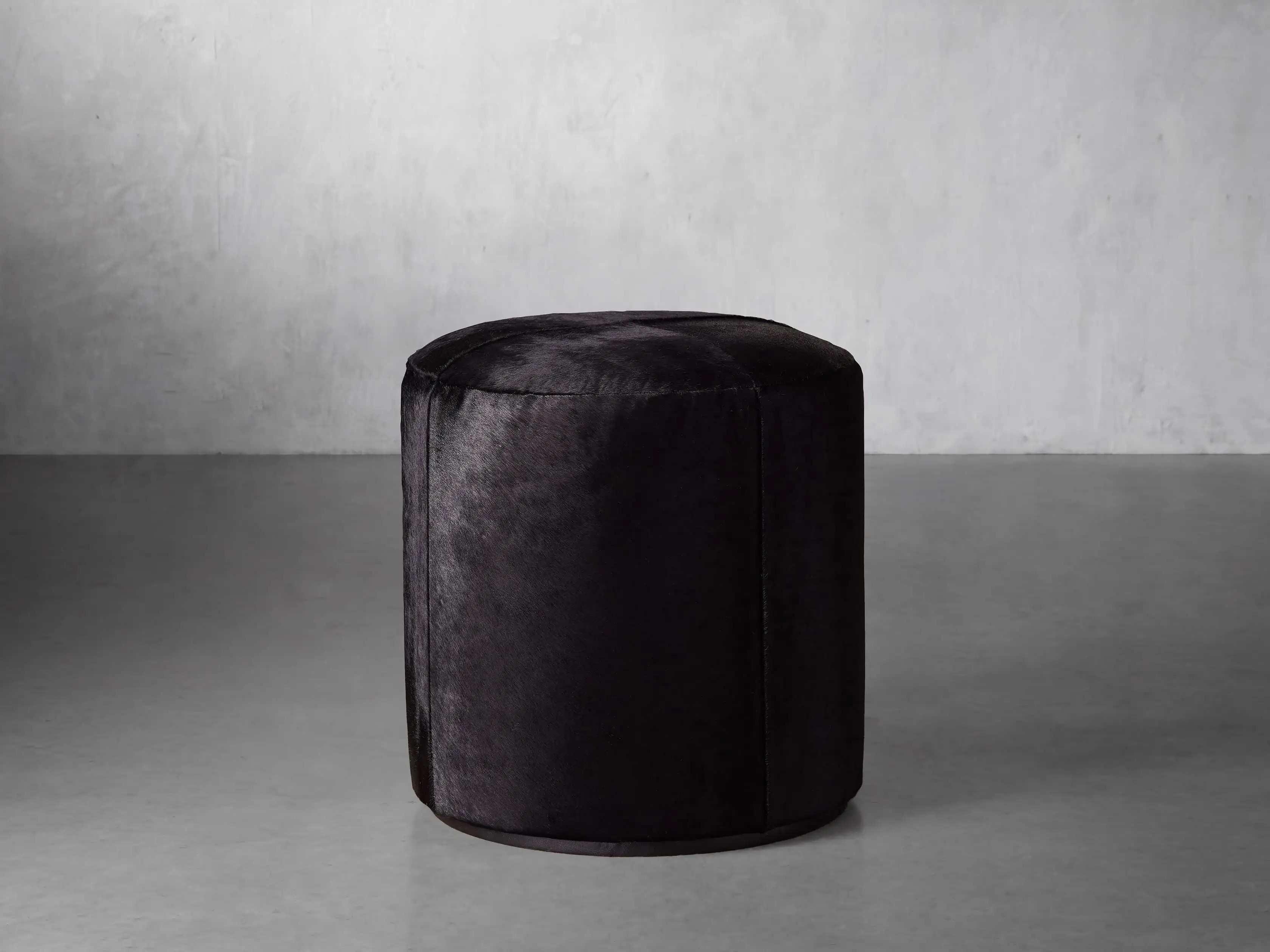 Hide Round Pouf | Arhaus