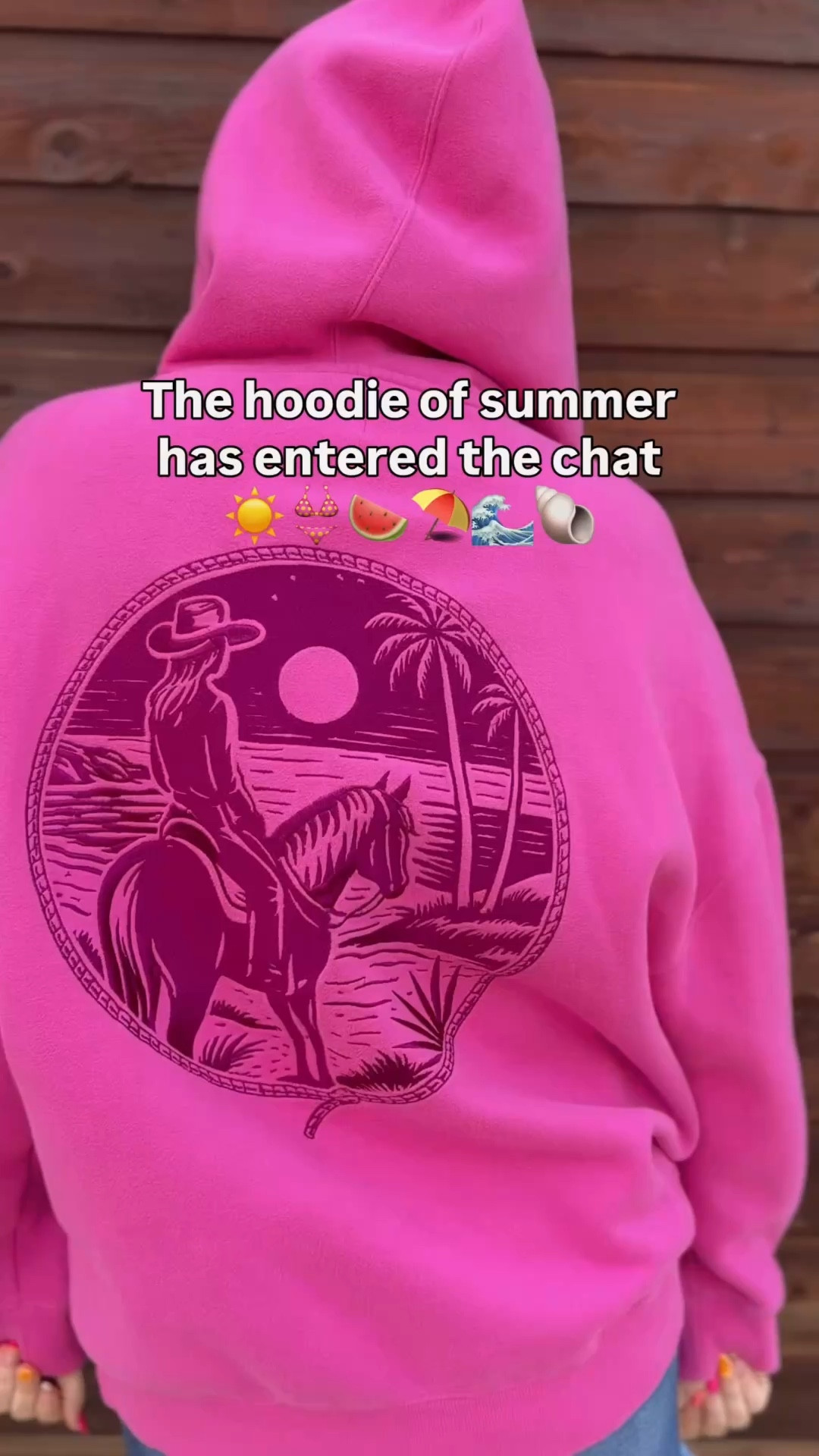 Summer hoodie, pink hoodie, coastal cowgirl style, beach life 

#LTKootd #LTKdayinmylife #LTKTravel