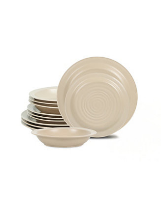 Stone Lain Orbit 12 Pc. Dinnerware Set, Service for 4 - Macy's | Macy's