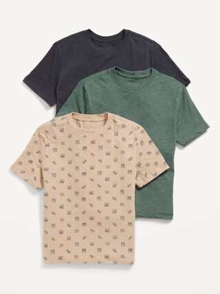 Softest Crew-Neck T-Shirt 3-Pack for Boys | Old Navy (US)