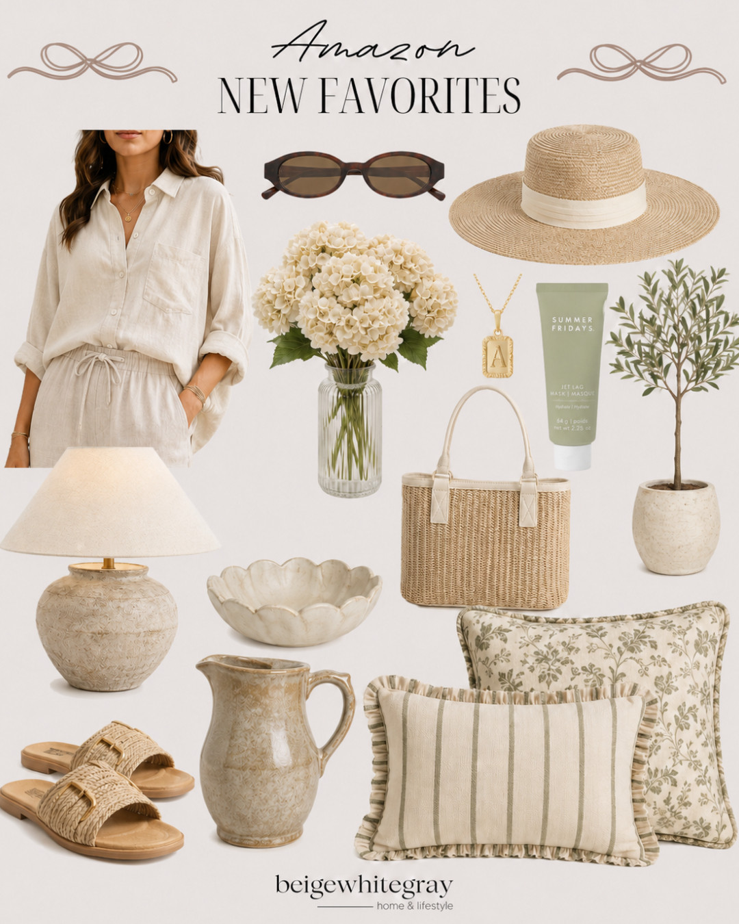 Found all these amazing summer essentials on Amazon! Perfect for a beach day. #SummerVibes #AmazonFinds