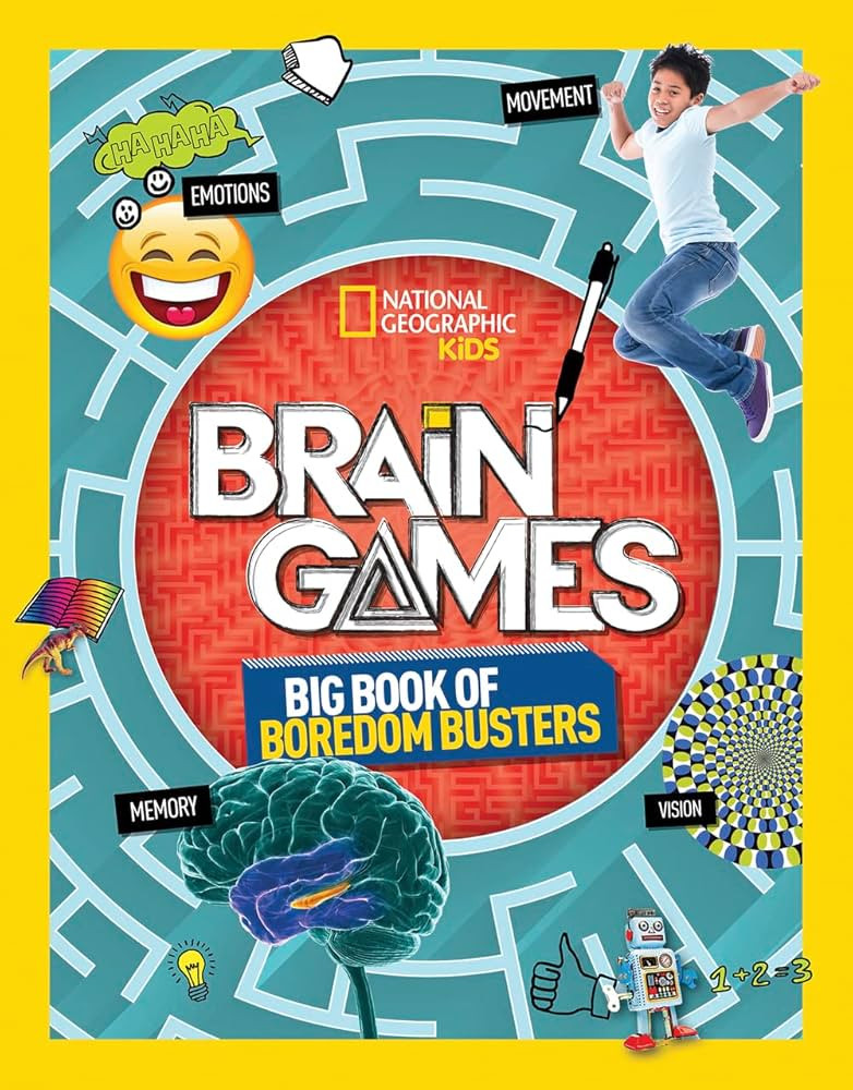 Brain Games: Big Book of Boredom Busters: Drimmer, Stephanie Warren: 9781426330179: Amazon.com: B... | Amazon (US)