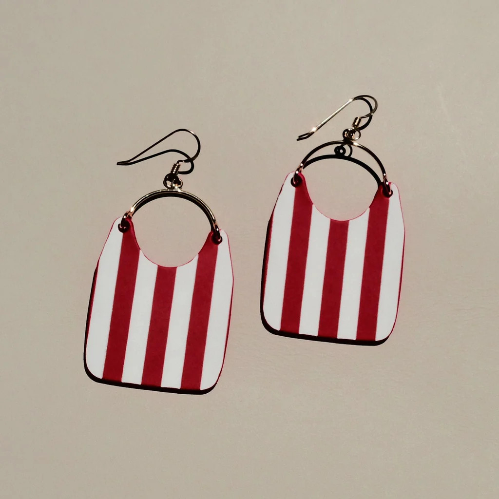 Hoosier Stripe Charlies | Nickel and Suede