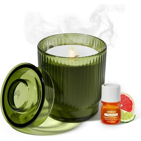 The Lifeline flameless candle aromatherapy essential oil diffuser blends with essential oils | Walmart (US)