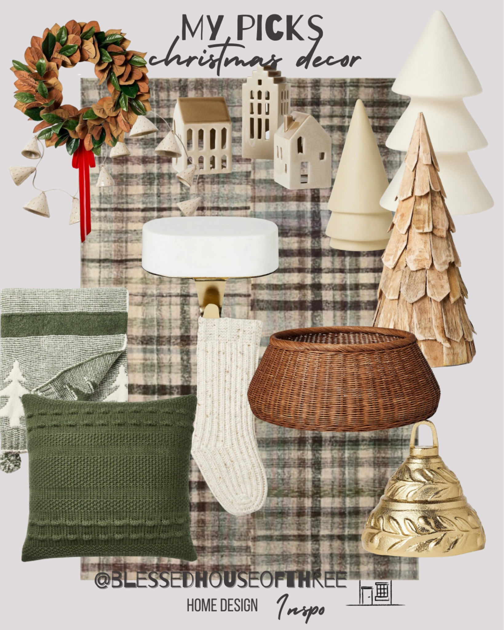 Loving these Christmas decor finds

Target / studio McGee / Christmas decor / rattan tree collar / stocking / stocking holder / Christmas wreath / christmas throw / Christmas house village / Bell garland / living room / rug 


#LTKhome #LTKstyletip #LTKHoliday