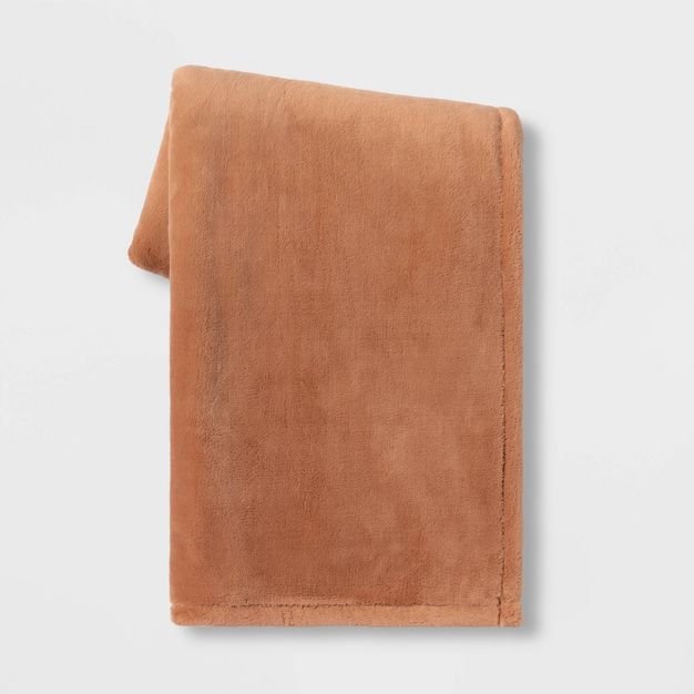 Oversized Primalush Throw Blanket Clay - Threshold&#8482; | Target