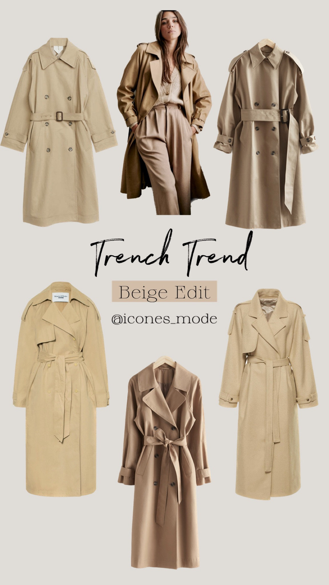 Trench Trend
Beige Edit

#LTKFind #LTKSeasonal #LTKstyletip