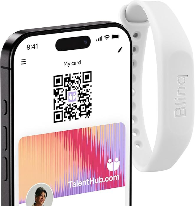 Blinq NFC Wristband - Digital Business Card - Instant Share via Tap - Compatible with iPhone & An... | Amazon (US)