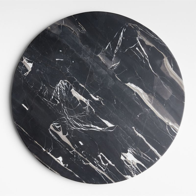 Robertson Black Marble Round Serving Board by Leanne Ford + Reviews | Crate & Barrel | Crate & Barrel