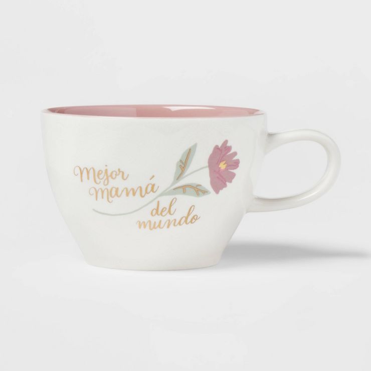 19oz 'Mejor Mama del Mundo' Latte Mug White - Threshold™ | Target
