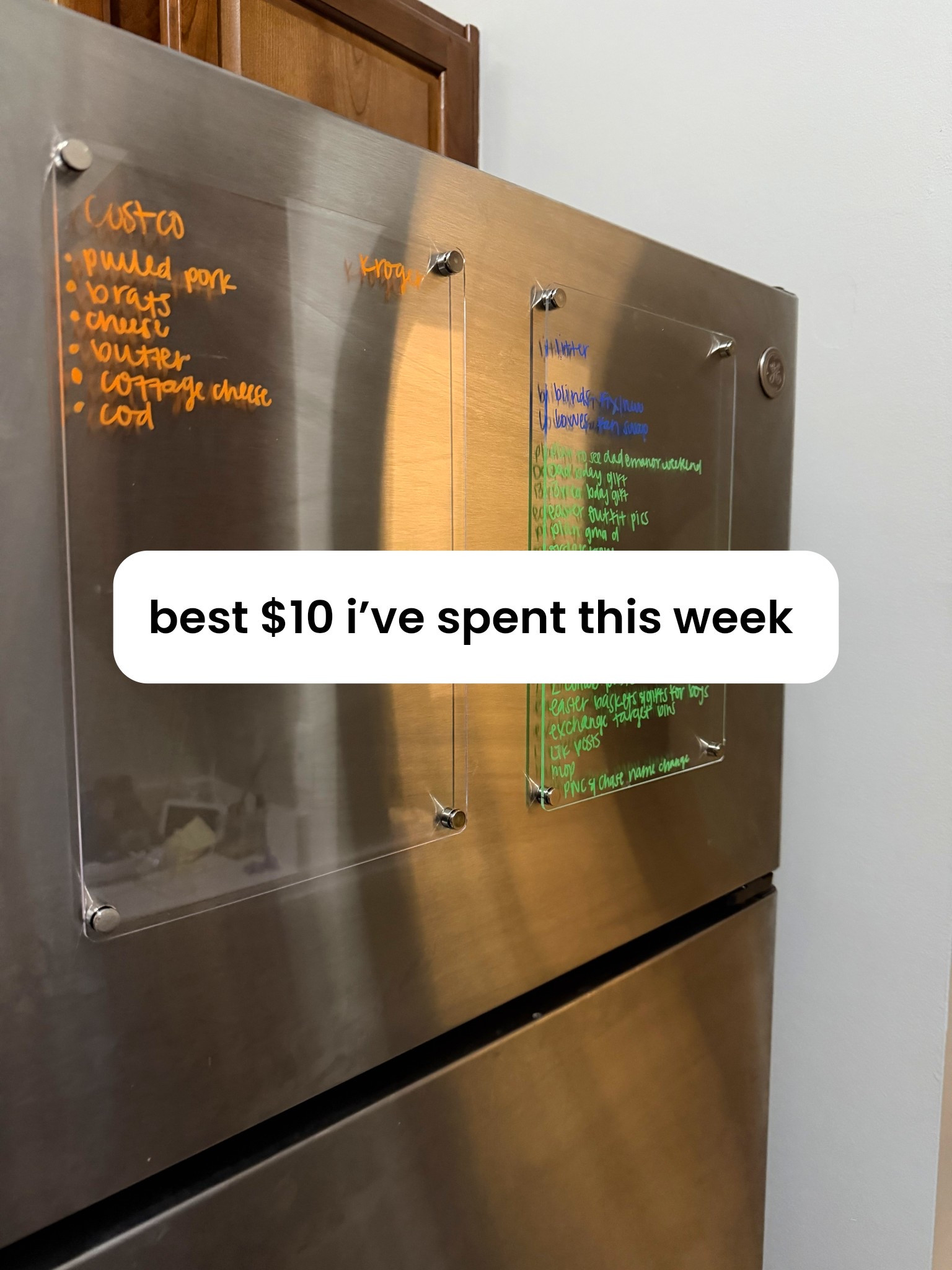 Loving this to replace my post-it notes of to-dos, grocery lists, important things to remember, etc. 

Also keeps Zach in the know of anything important. 

Organization tip

#LTKmomlife #LTKHome #LTKdayinmylife