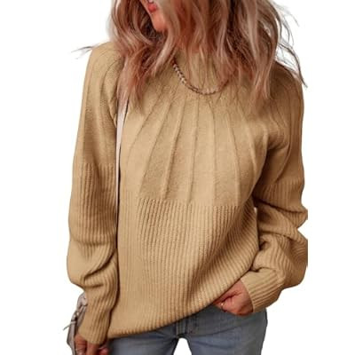 Dokotoo Women‘s Turtleneck Oversized Sweaters Long Sleeve Pullover Knit Mock… | Amazon (US)