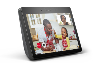 Echo Show (2nd Gen) – Premium sound and a vibrant 10.1” HD screen - Charcoal | Amazon (US)