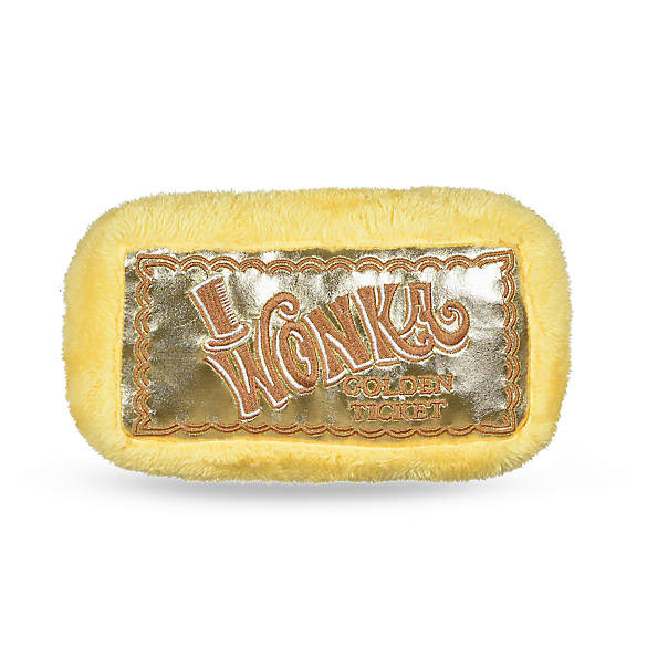 Willy Wonka Golden Ticket Dog Toy - Squeaker | PetSmart