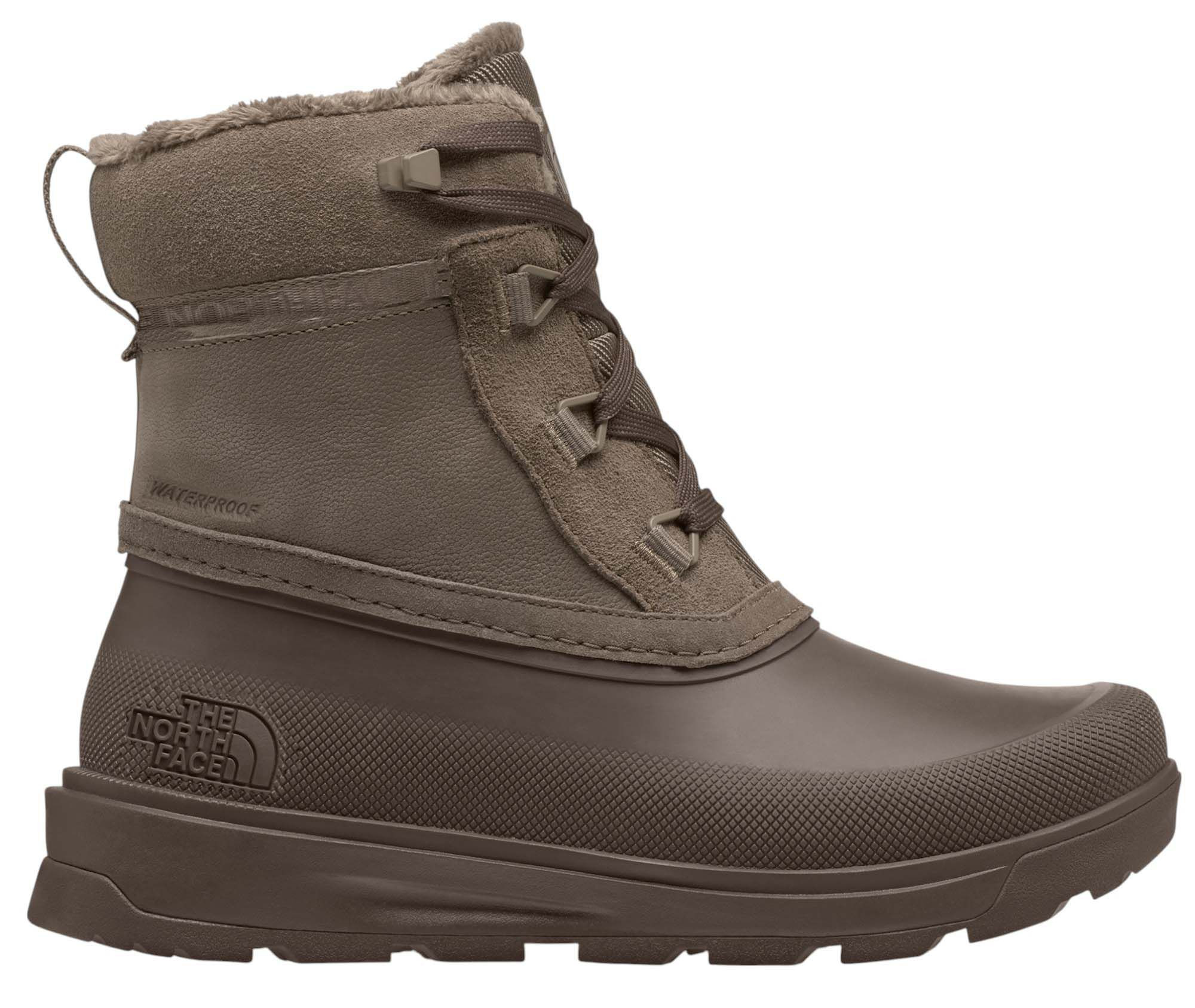 The North Face Women's Shellista V Shorty Waterproof Boots, Size 6, Mocha Brown/Smokey Brown | DICK'S Sporting Goods