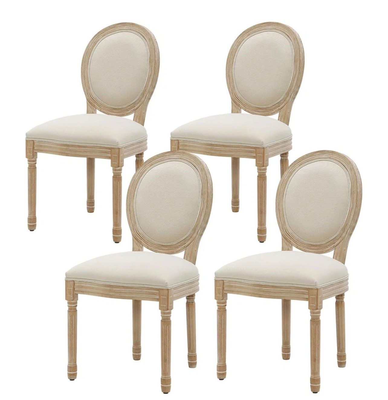 French Parisian Style Solid Wood Dining Chairs - set of 4

#LTKHome #LTKSeasonal #LTKSaleAlert