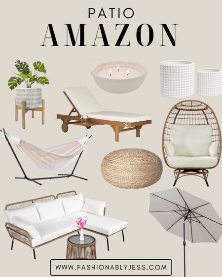 Loving these Amazon patio finds! Perfect if you’re looking for some cute outdoor finds! 
#backyardfinds #patiofinds #backyard 

#LTKhome #LTKFind #LTKSeasonal