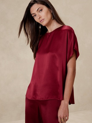 Bliss Silk Dolman Top | Banana Republic (US)