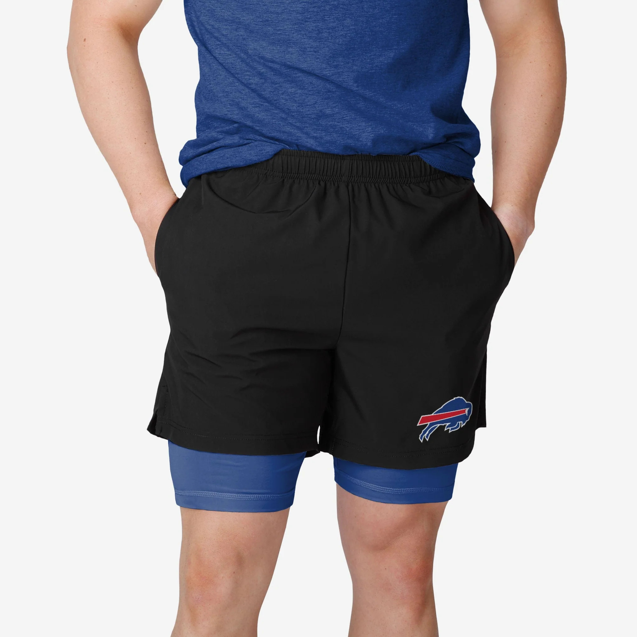 Buffalo Bills Black Team Color Lining Shorts | FOCO inc