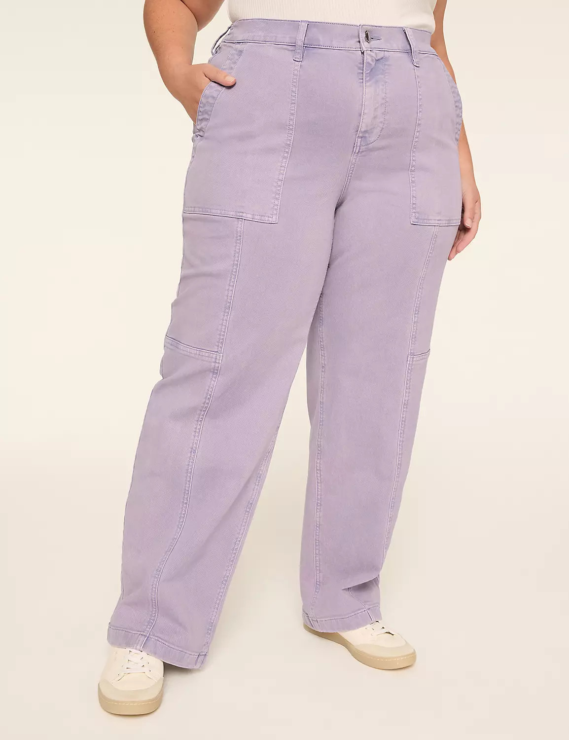 Relaxed Straight Fit High-Rise Jean | Lane Bryant (US)