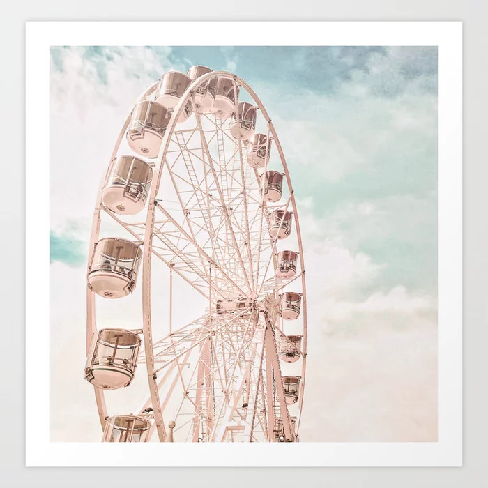 Ferris Wheel Art Print | Society6