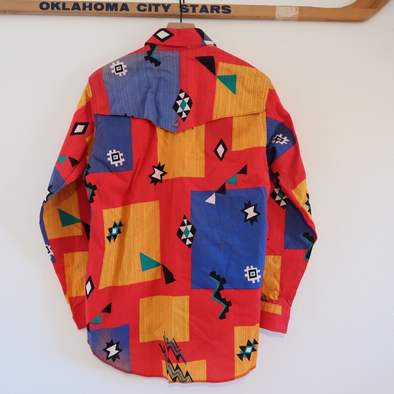 Vintage 90s Wrangler Brushpopper Cowboy Aztec X-long Tails 16-34 - Etsy | Etsy (US)