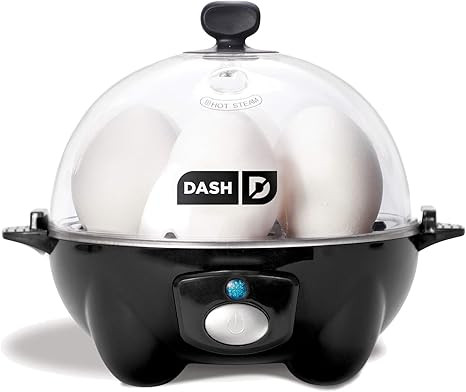 Dash Rapid Egg Cooker: 6 Egg Capacity Electric Egg Cooker for Hard Boiled Eggs, Poached Eggs, Scr... | Amazon (US)