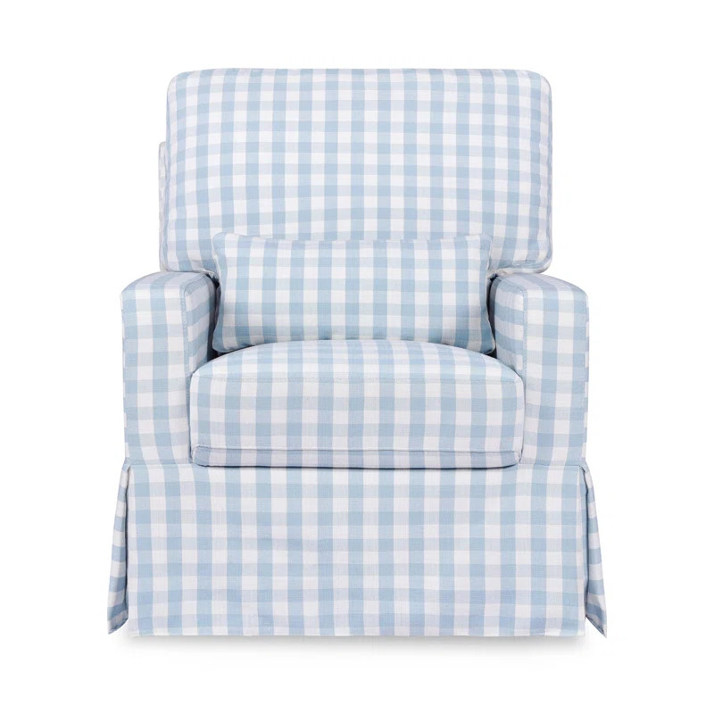 Crawford Upholstered Swivel Glider | Wayfair North America