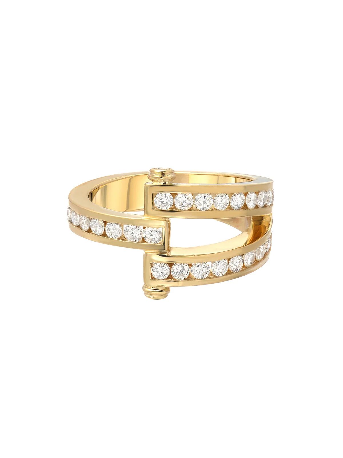 Round Diamond Magna Yellow Gold Ring | YLANG 23