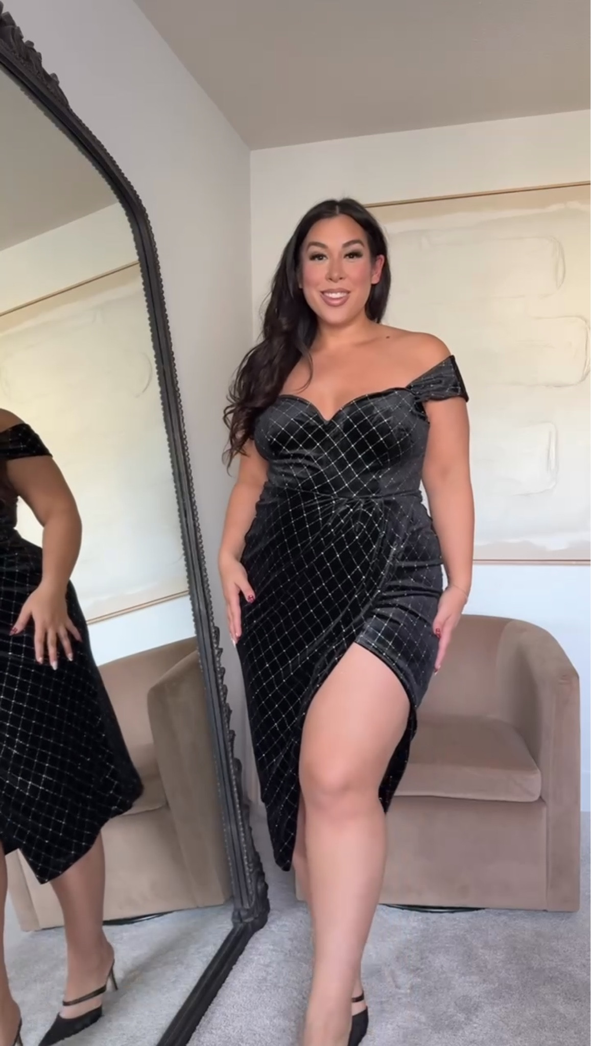 Size XL holiday dress! Use code BONNIE20
-
-
-
Holiday dresses, winter wedding guest dresses, black tie wedding guest dress, cocktail dress, formal dress, maxi dress, winter dresses, midsize fashion, midsize style

#LTKSeasonal #LTKWedding #LTKHoliday