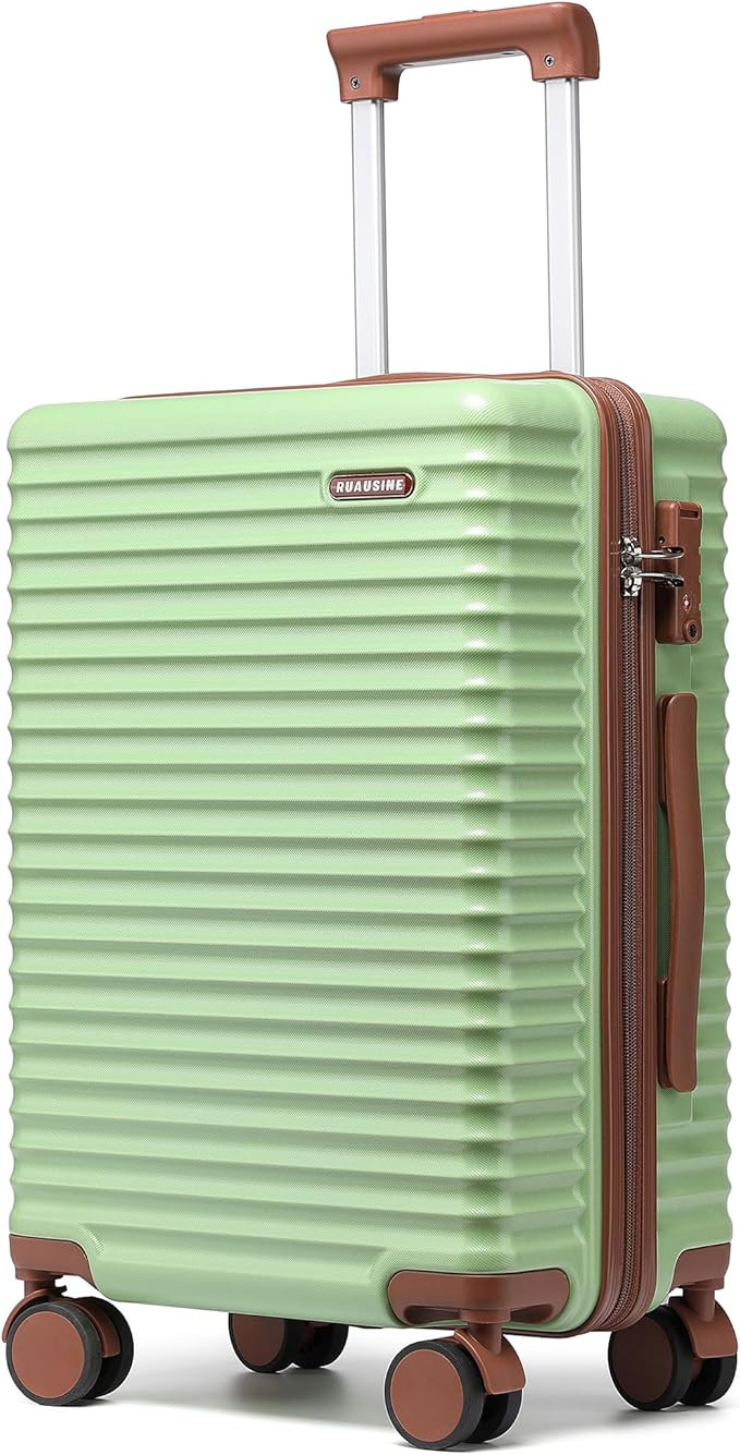 20-Inch Carry on Luggage,Carry-on Suitcase with Spinner Wheels and TSA Lock, 22x14x9 Airline Appr... | Amazon (US)