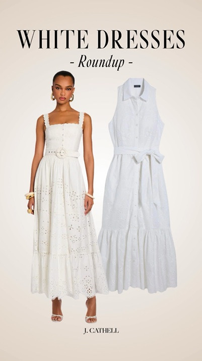 A good white dress is the unofficial uniform of summer ☀️🤍

From casual daytime styles to vacation-ready favorites and dresses perfect for brunch, beach dinners, bridal events, and everything in between, this roundup is filled with the white dresses I am loving right now.

Easy, timeless, and endlessly versatile, these are the pieces you'll reach for all season long—and probably for many summers to come.

Shop the full White Dress Roundup below. ✨ 

 #WhiteDress #SummerStyle #LTKStyle #LTKFinds #SummerFashion #VacationStyle #ResortWear #WhiteDressSeason #SummerWardrobe #ClassicStyle #EffortlessStyle #FashionFinds #VacationOutfits #StyleInspiration

#LTKSeasonal #LTKootd #LTKSeasonal #LTKOver40