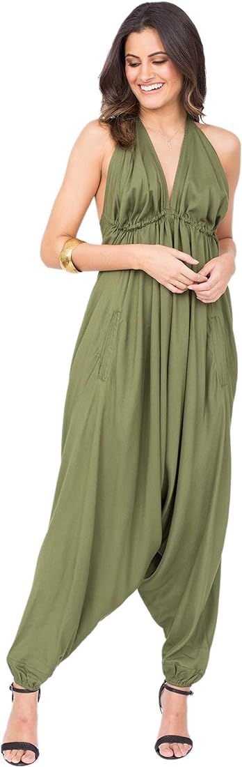 likemary Harem Jumpsuits for Women - Sexy Jumpsuit - Halter Jumpsuit - Summer Jumpsuit for Women ... | Amazon (US)