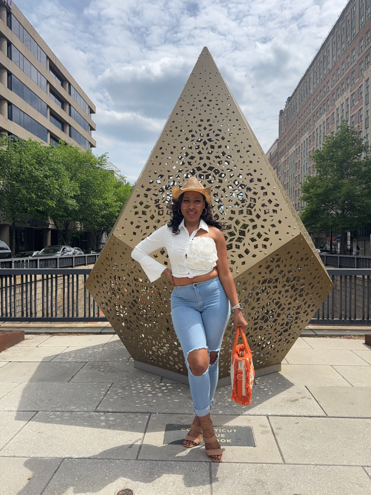 This top got ALL the attention 👀✨
I can’t even count how many compliments I got on it.

Linked the exact top + options for the rest of the look 💼
(Trust me… this one is a standout)

#StatementTop #EffortlessStyle #BrunchStyle #WeekendStyle #DenimStyle #StyleOver40

#LTKSeasonal #LTKOver40 #LTKU