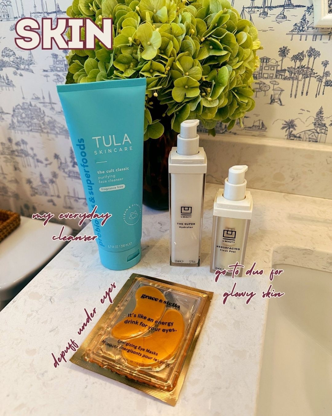 I keep my skincare very basic but these are a few favs I’ve used forever and love! 