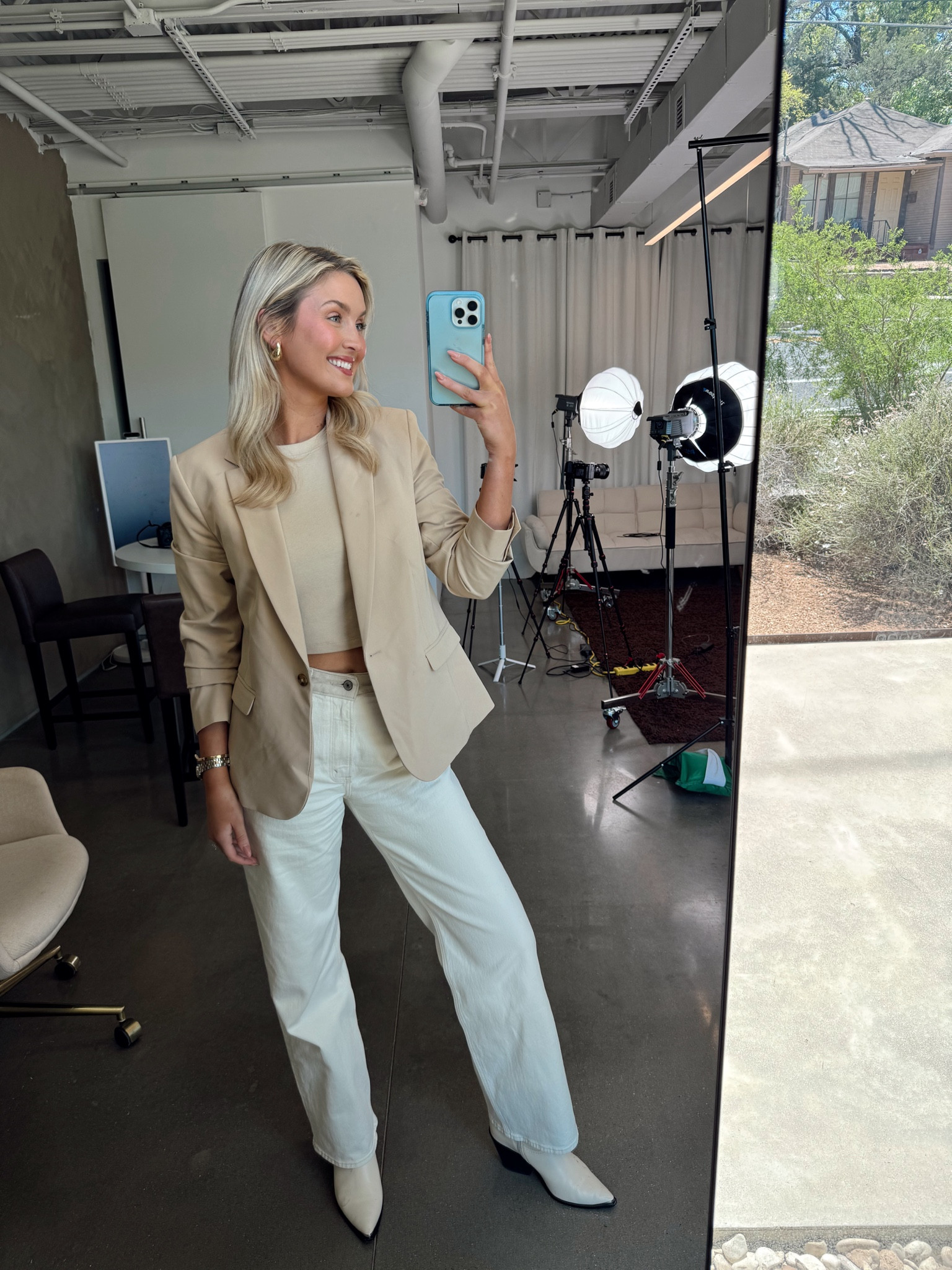 Fit for recording today! 

#LTKworkwear #LTKstyletip #LTKsalealert