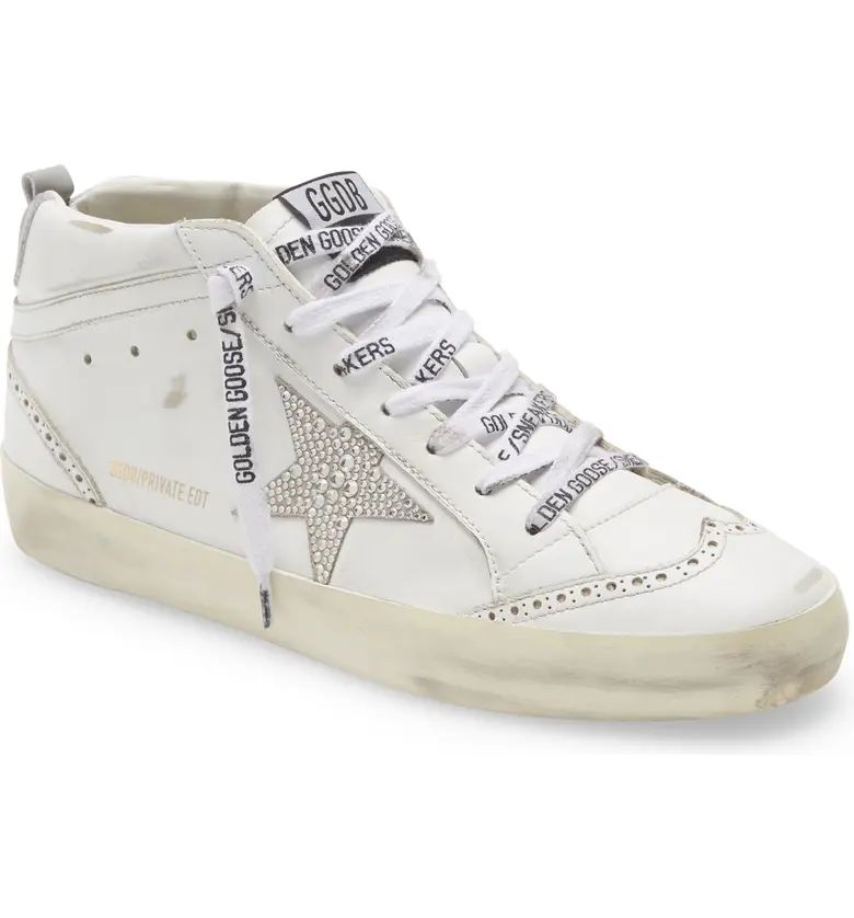 Mid Star Crystal Embellished Sneaker | Nordstrom
