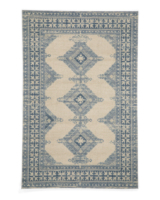 Wool Blend Flat Weave Area Rug | TJ Maxx