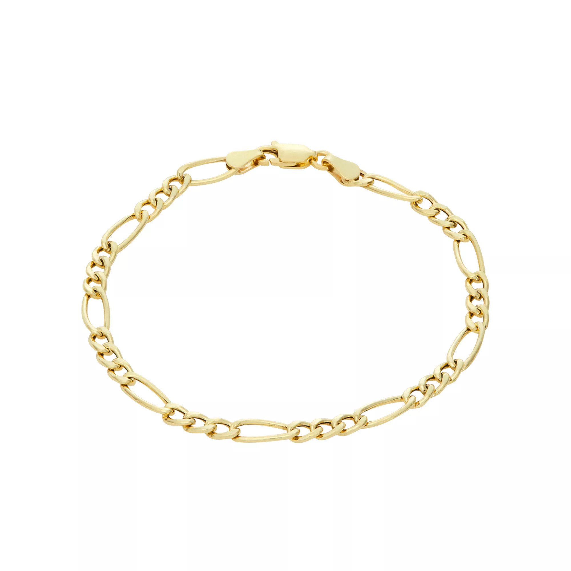 Giorgio di Vicenza Sterling Silver Italian Figaro Chain Bracelet | Kohl's