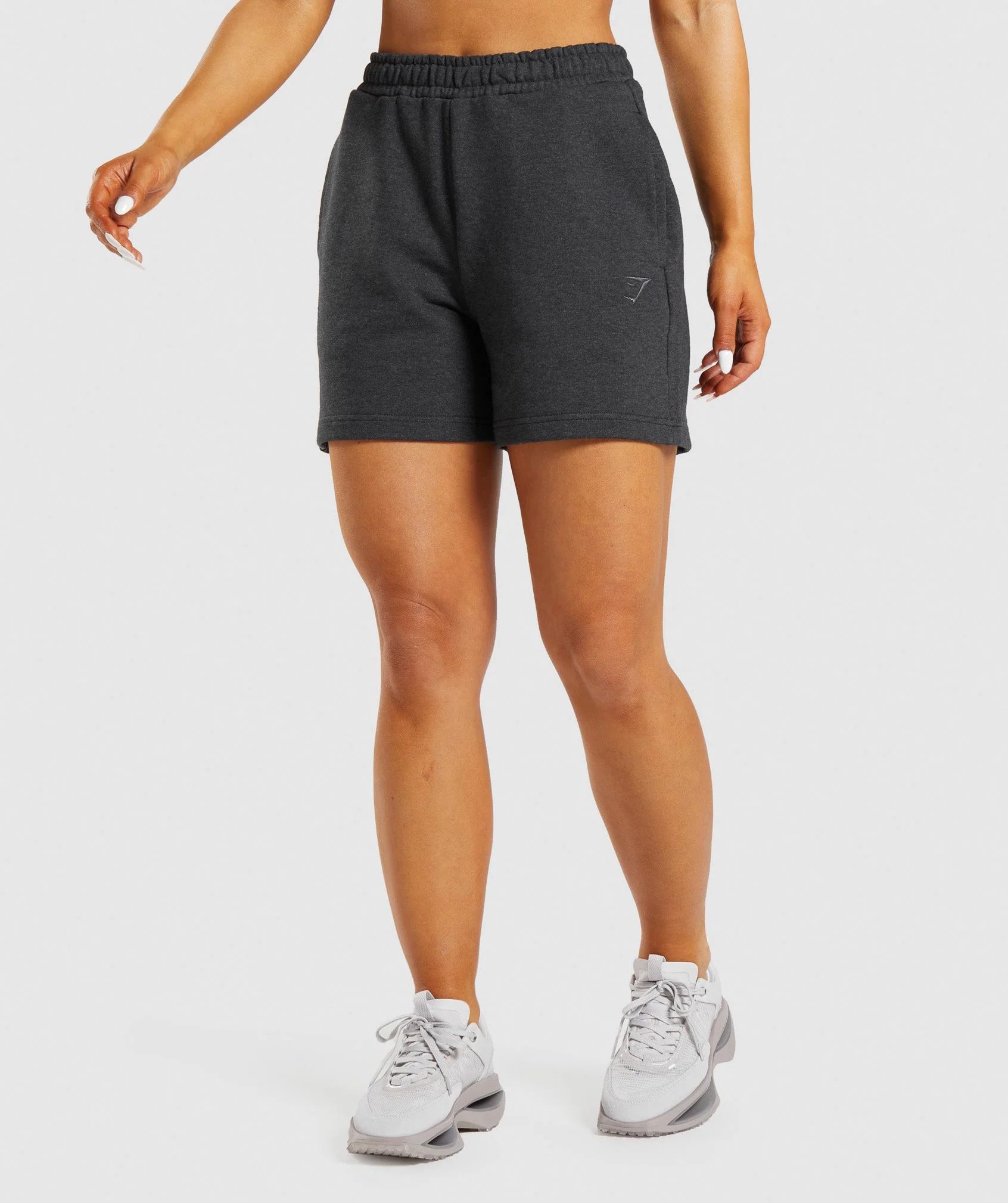 Gymshark Rest Day Sweats Shorts - Black Core Marl | Gymshark US