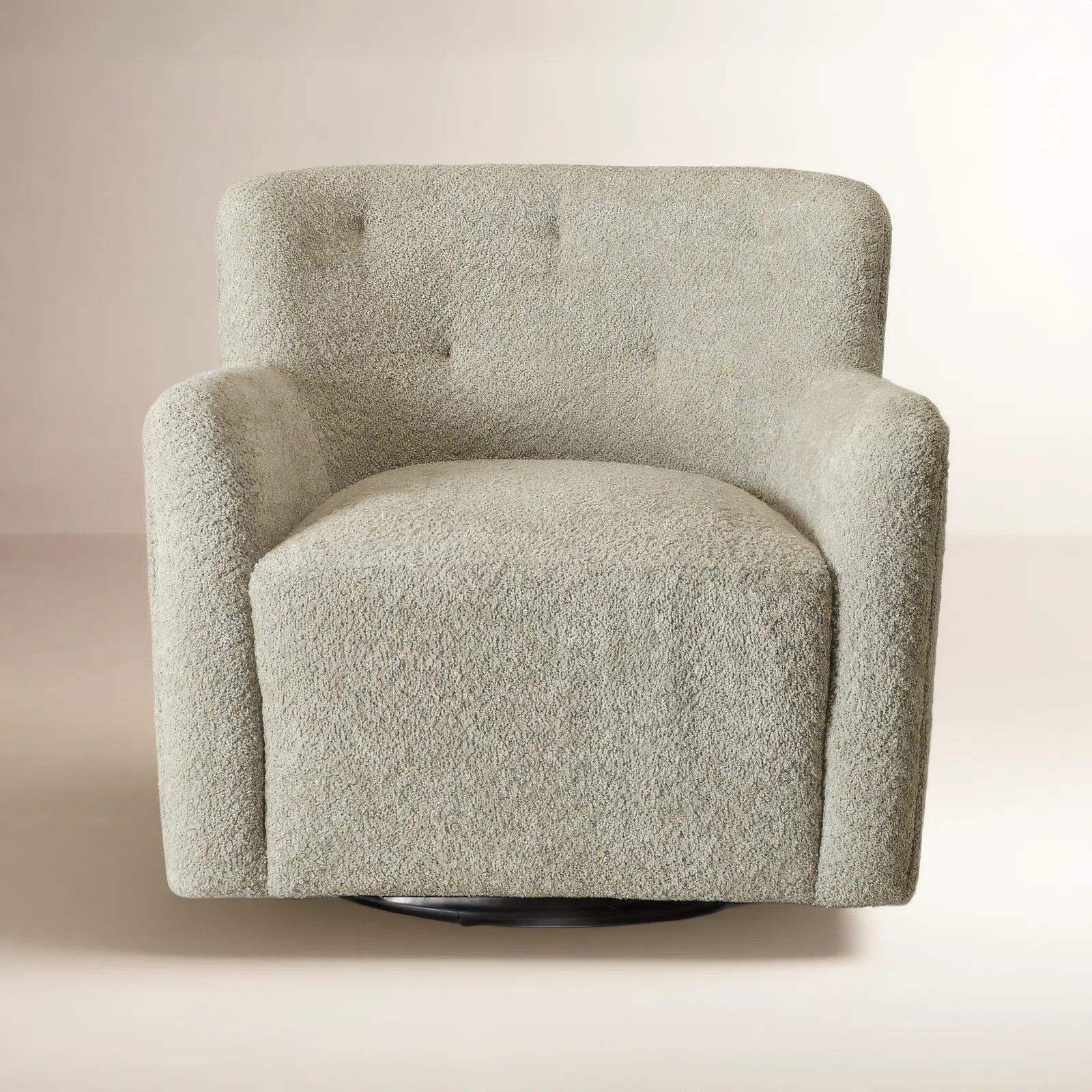 Fae Chenille Upholstered Swivel Armchair | Joss & Main