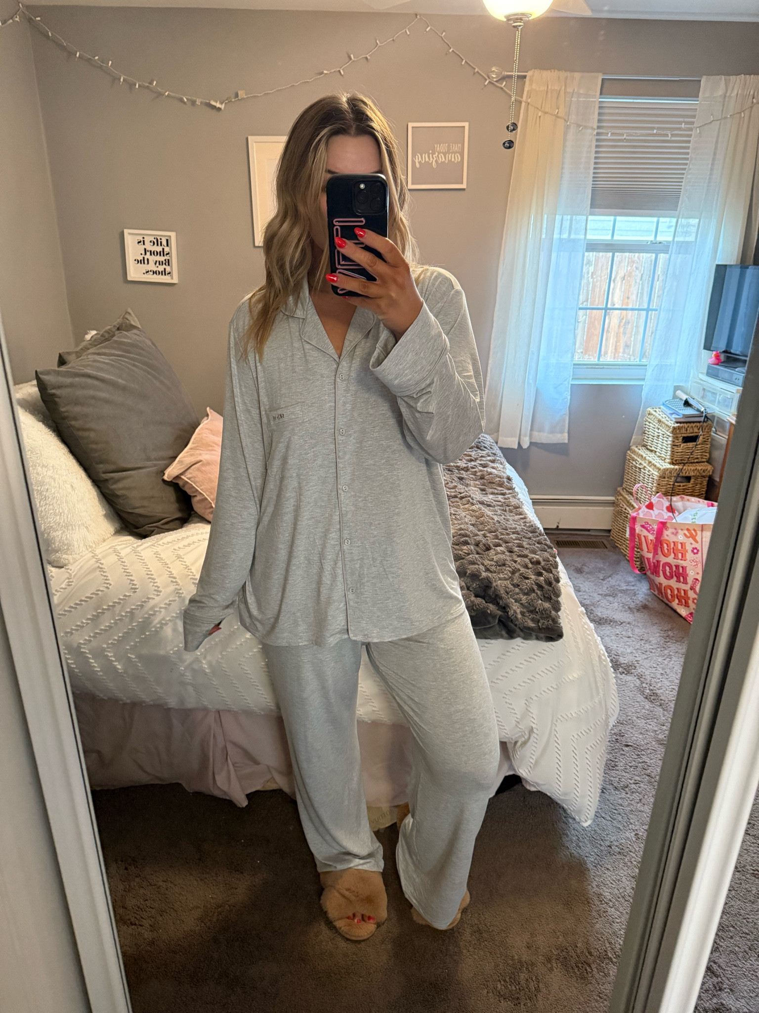Coziest pjs ever from Skims🤍