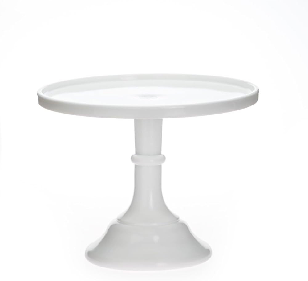 Milk White 9" Glass Cake Stand - Made in the USA By Mosser Glass,9x8x11 | Amazon (US)