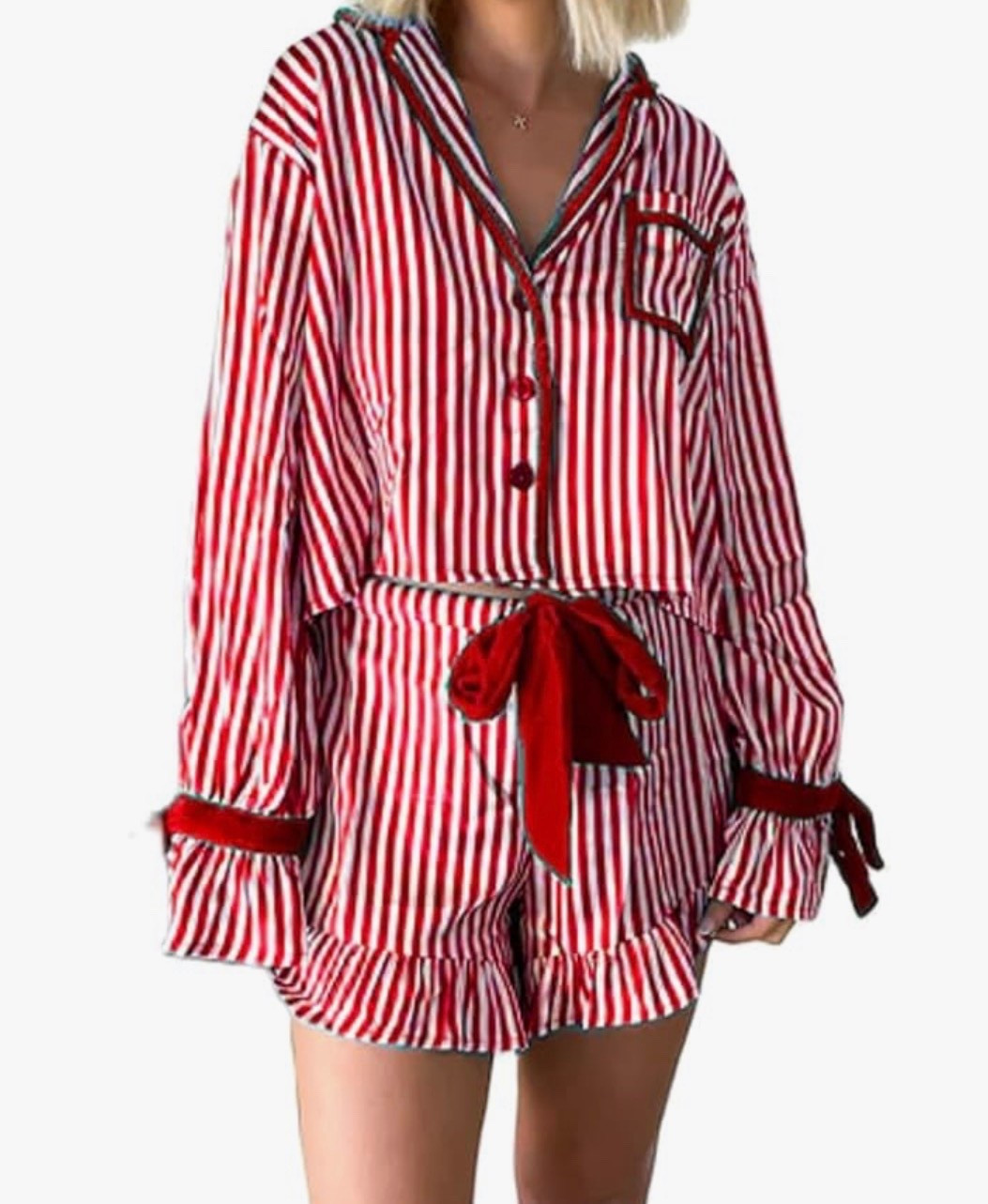 #christmas #christmaseve #stripes #bows 

#LTKGiftGuide #LTKdayinmylife #LTKHoliday