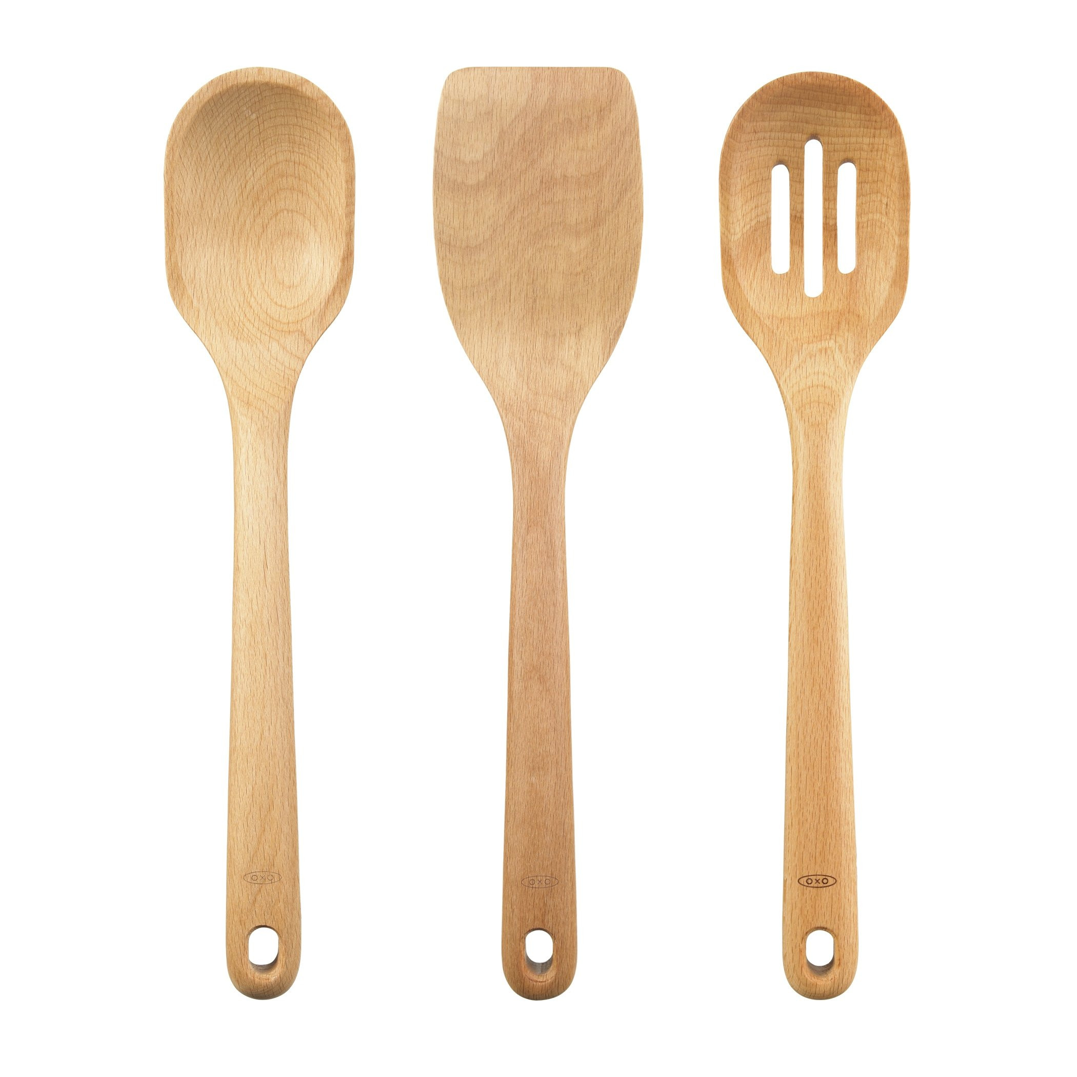 OXO Good Grips 3- Piece Wooden Utensil Set | Amazon (US)